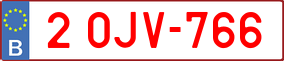 Truck License Plate